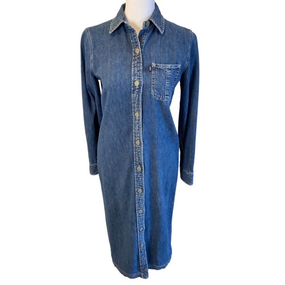 Lauren Ralph Lauren Jean Maxi Dress or Duster - Picture 13 of 14